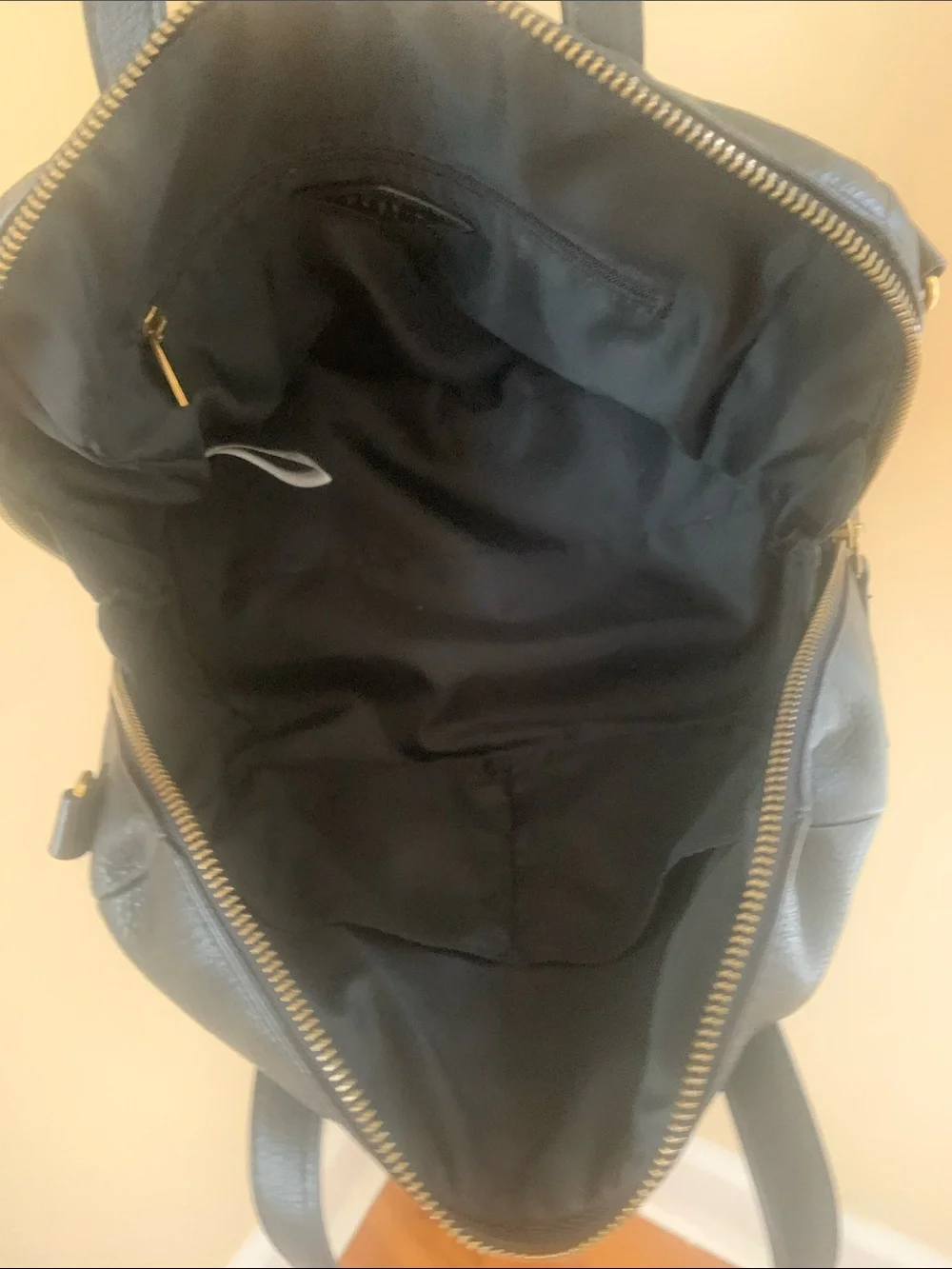 Fossil Black Pebbled Leather Satchel